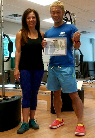 PHI Pilates創始者Christine Romani-Ruby博士と(2016年8月アメリカ・ピッツバーグにて)