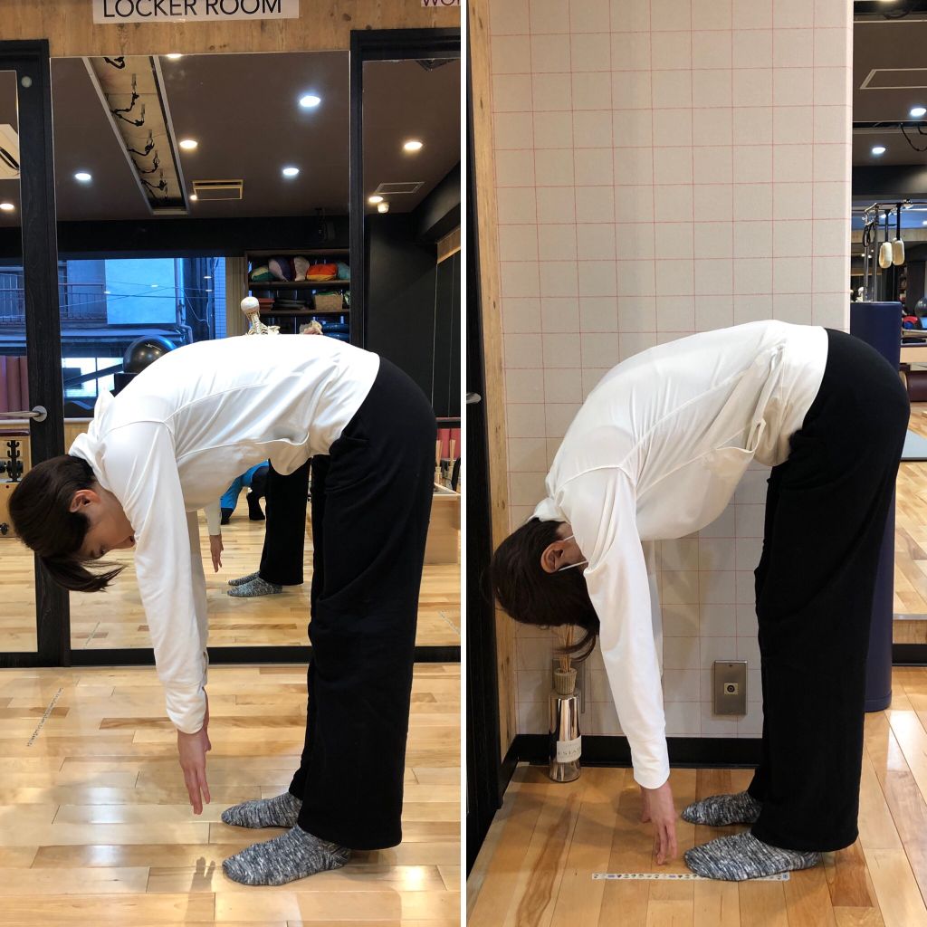 ピラティススタジオゼロのピラティスで姿勢改善