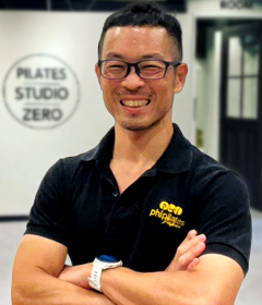 ピラティススタジオゼロ 代表・PHIピラティスマスタートレーナー(フルマシン認定＆MATインストラクター養成講師)岡本啓